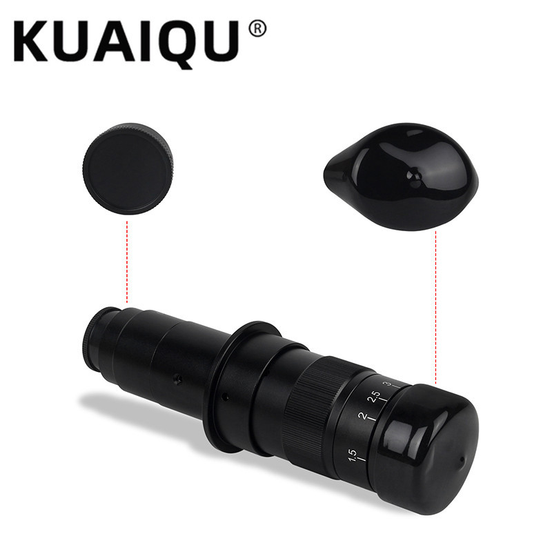 ☺180X Adjustable Magnification Zoom C Mount Lens For HDMI VGA USB ...
