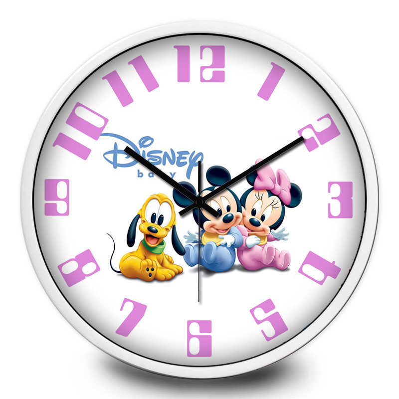 ☀Cute Disney Mickey Mouse clock cartoon Mitch creative children's room ...