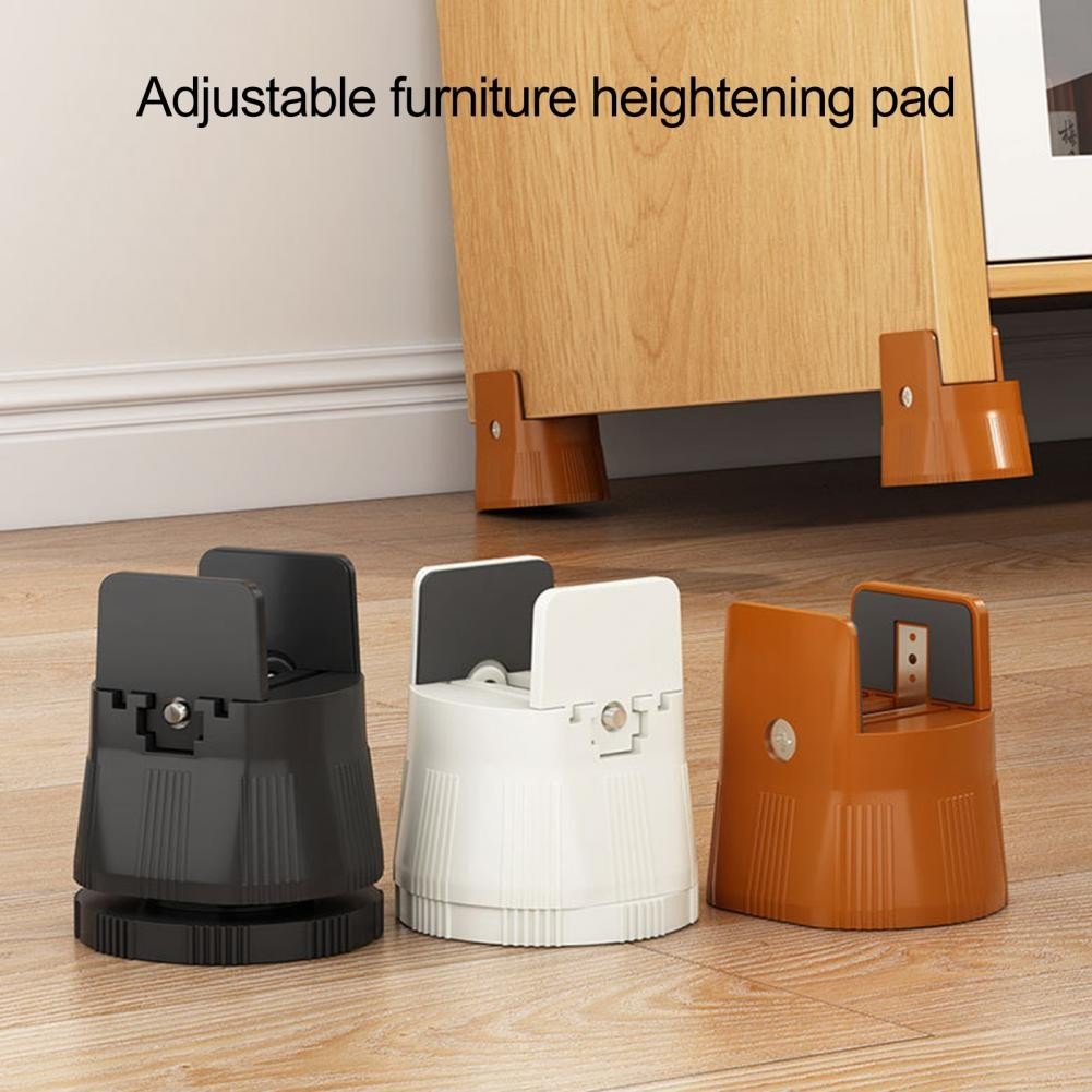 Table Foot Pad Felt Base Chair Leg Height Extender Adjustable Furniture ...