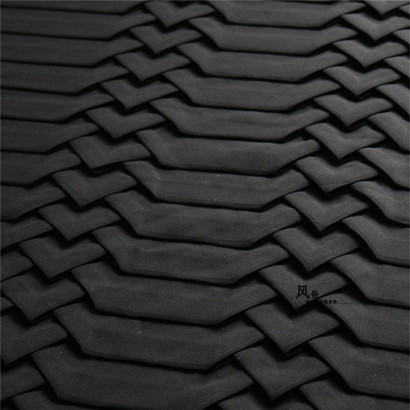 Chiffon Fabric Triangle laminated Folds Black White DIY Patches Shirt ...