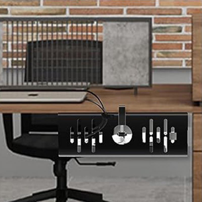 Under Desk Cable Raceways Storage Wire Organizer Cable Management Tray ...