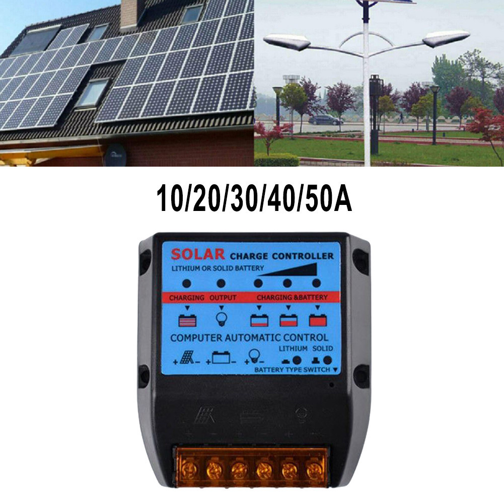 Solar Controller Unit 12V Solar Panel Battery Photovoltaic Charge ...