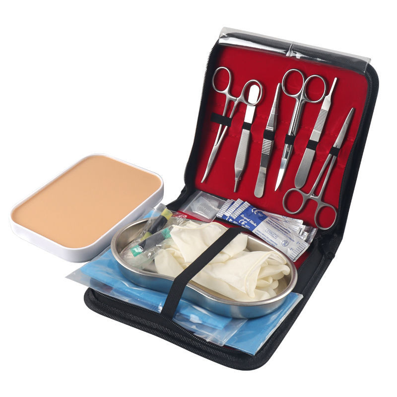 Medical Student Surgical Suture Instrument Set Debridement Skin Suture ...