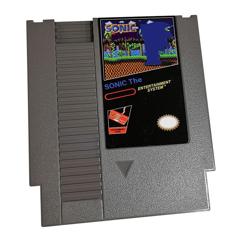 ♣Sonic The NES Cartridge Retro Classic Video Game Card For 8 Bit ...