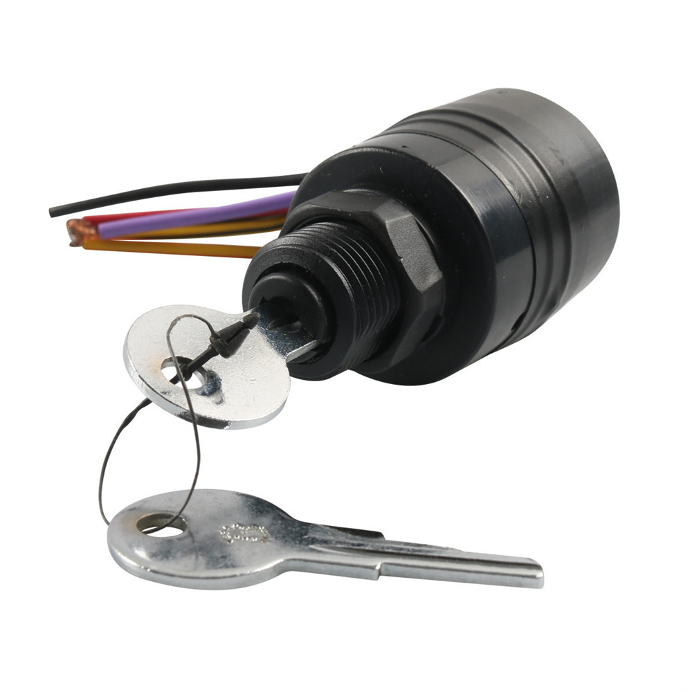 ♦Ignition Switch Key Push To Choke Replacement Potted Base Outboard Kit ...