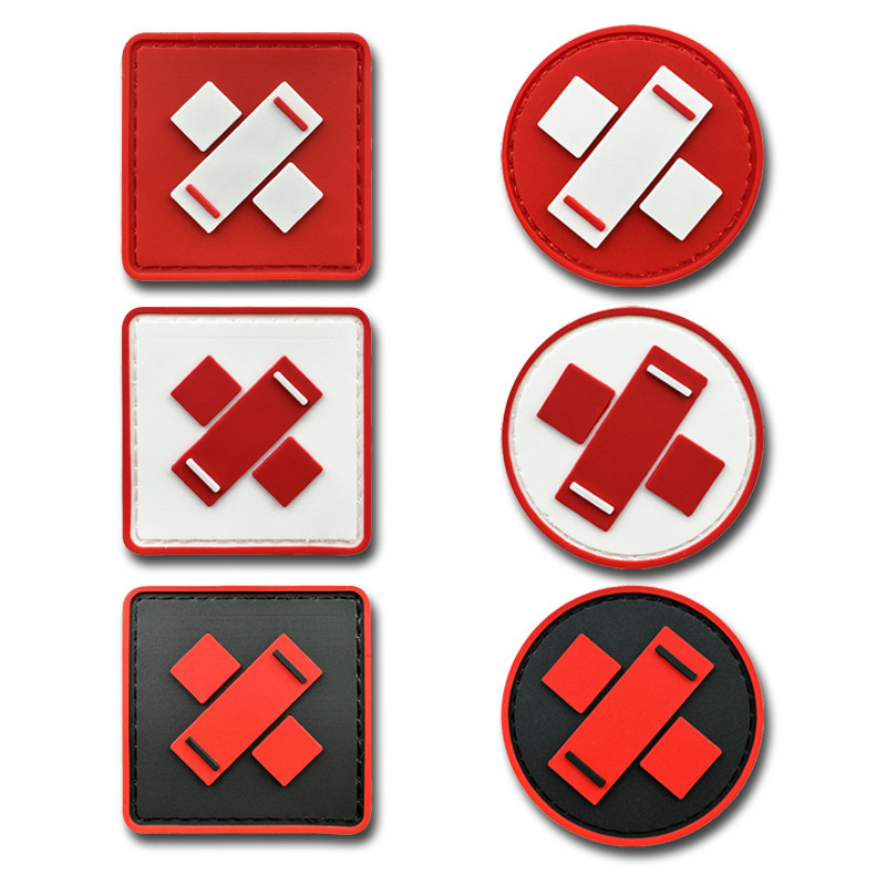Cross Medical Rescue Patches high quality PVC luminous rubber Creative ...