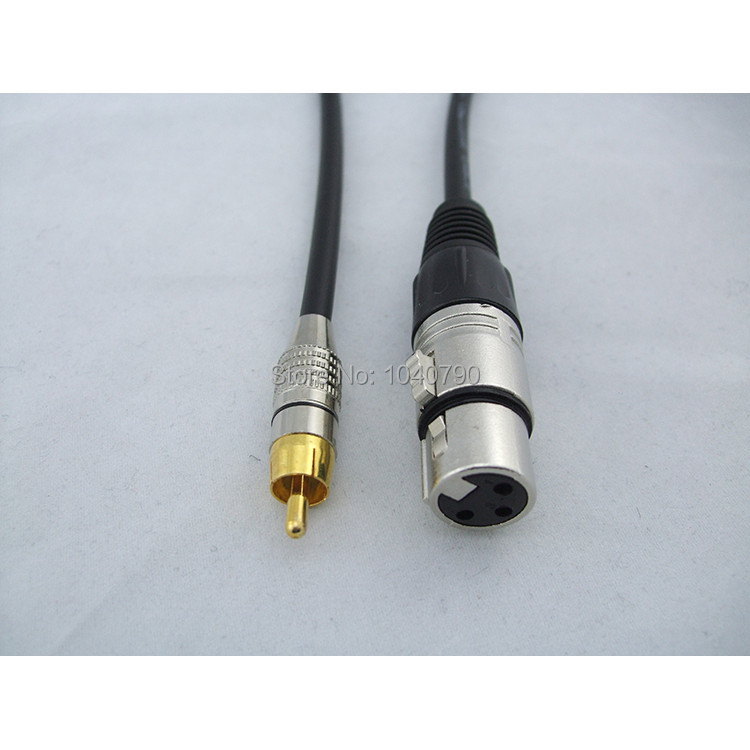 ☮Mother dragon card to lotus XLR to RCA Signal lines Audio line Audio ...
