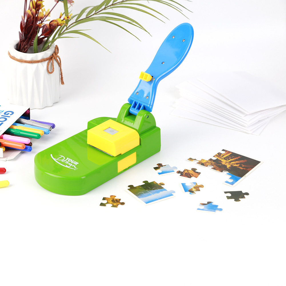 Jigsaw Puzzle Making Machine DIY Handmade Embossing Children ...