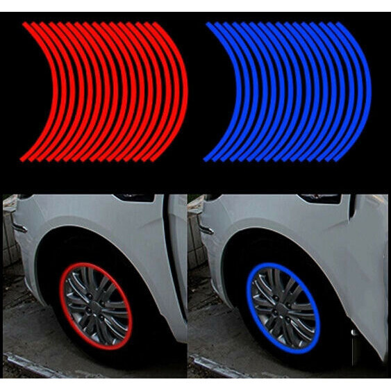 ☫22 23 inch Car Wheel Hub Rim Edge Protector Ring Tire Guard Sticker