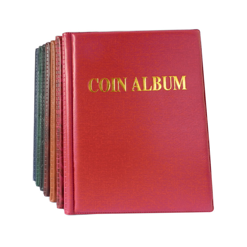 Coin Album 250 openings 10 pages World coin stock collection protection ...