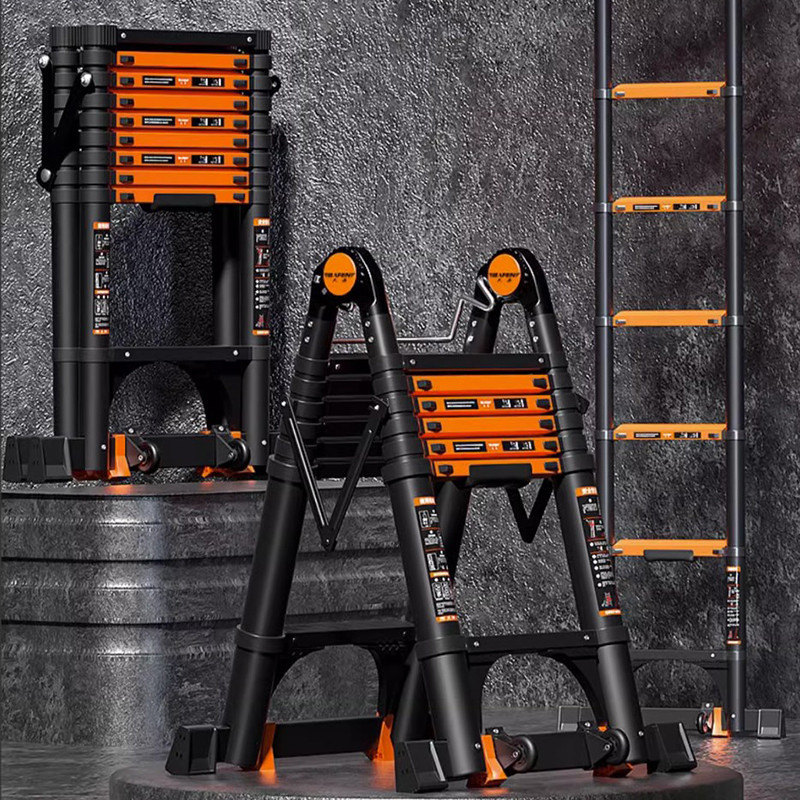 Home Aluminum Alloy Ladders Telescopic Folding Ladder Modern ...