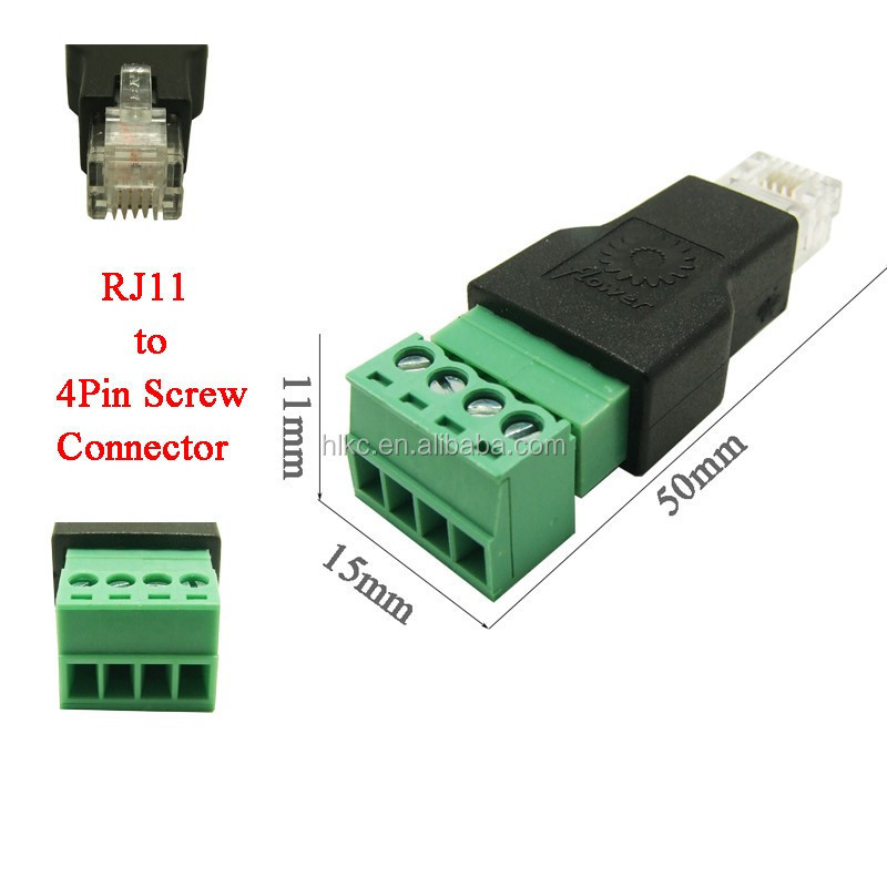 RJ11 RJ45 Connector RJ11 RJ45 Plug in Connector PCB Jack Modular Jack ...