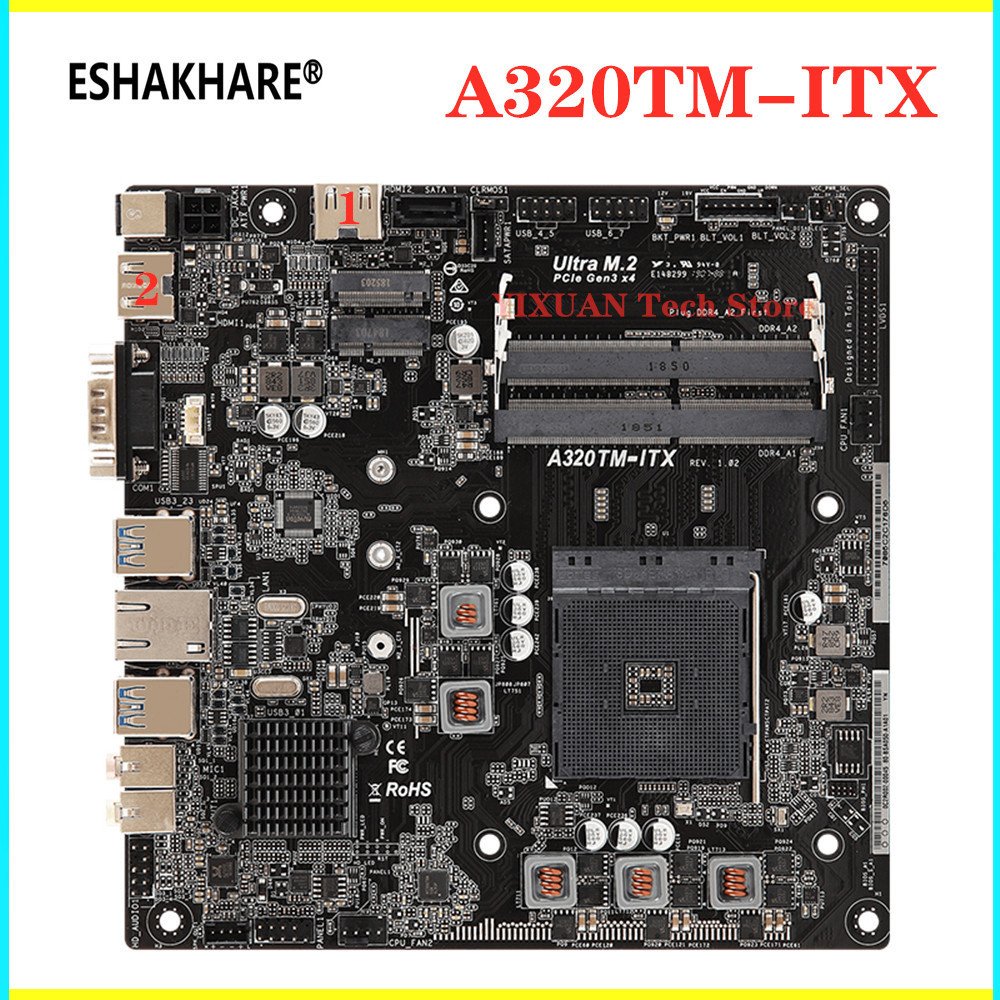 【For Asrock A320TM-ITX desktop board A320 AM4 MINI-ITX ITX HTPC ...