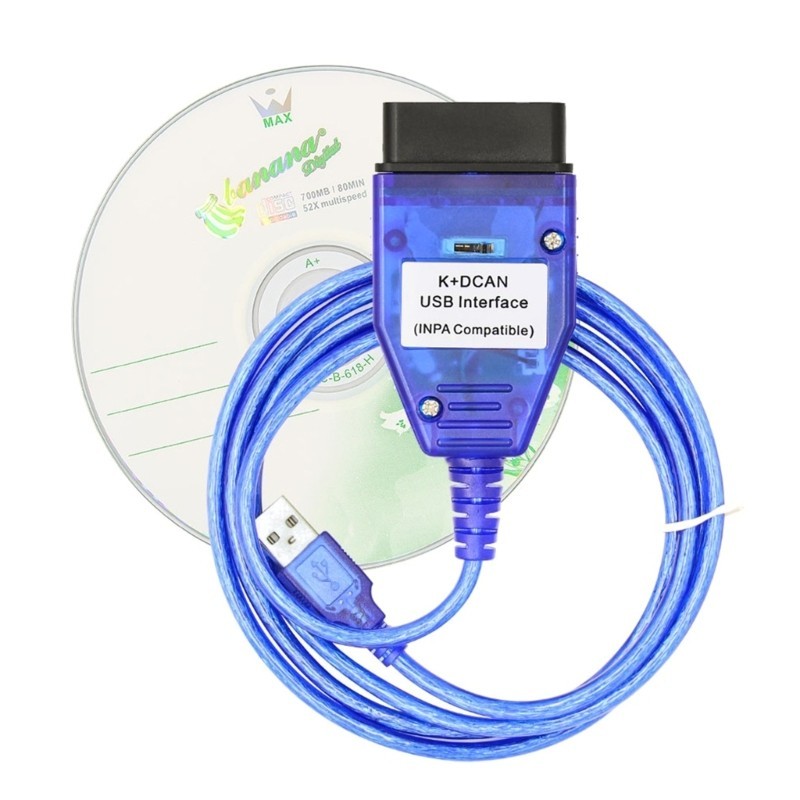 ♣KDCAN E Chassis Diagnostic Cable USB Interfaces INPA OBD2 Diagnostic