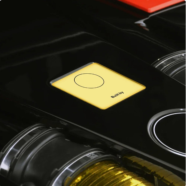 Gold Badge Engine Sticker For AMG Mercedes Benz Brabus Built by W464 ...