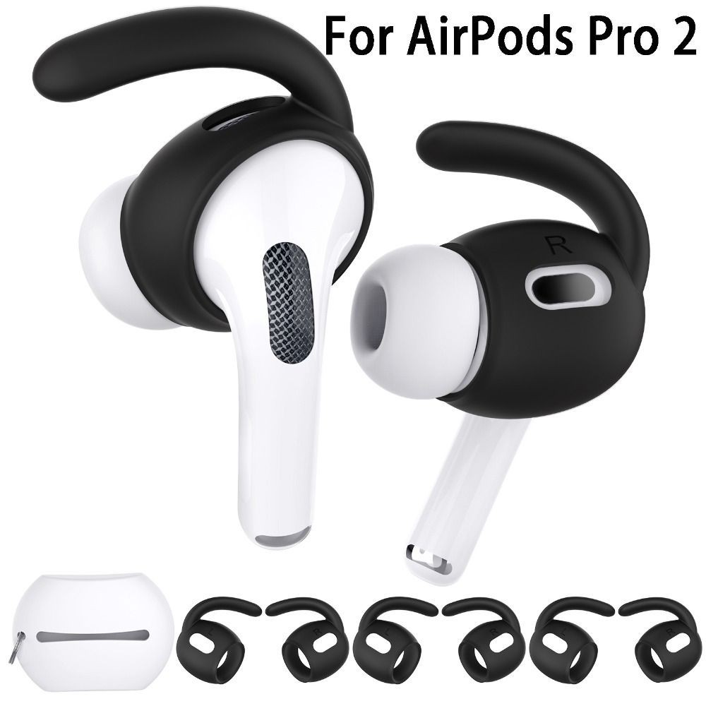 ♣3Pairs Soft Silicone Earbuds Headphone Earpods Cover Eartip Ear Wings ...