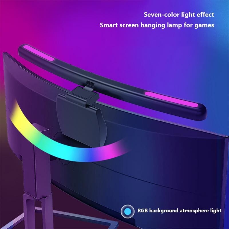 Curved Screen Monitor Laptop Screen Light Bar No flash frequency eyes ...