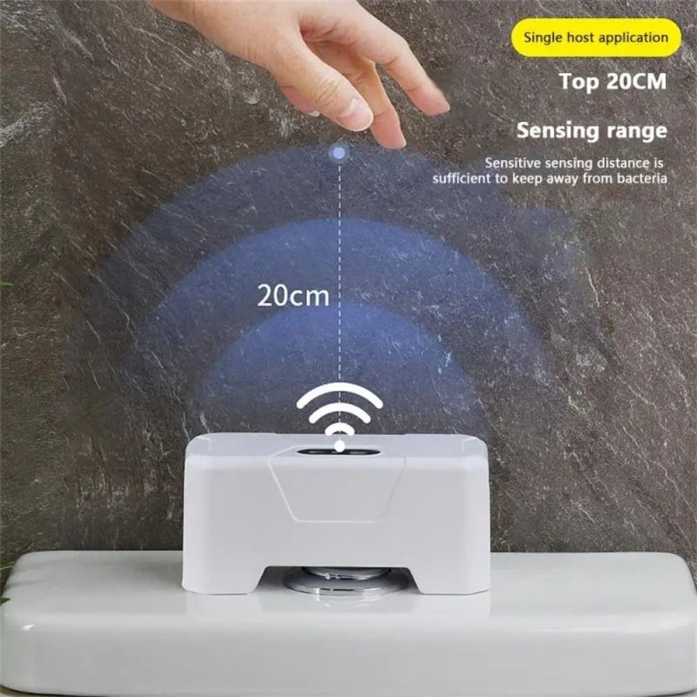 Wireless Transmitter Automatic Toilet Flush Button IR Sensing Toilet ...