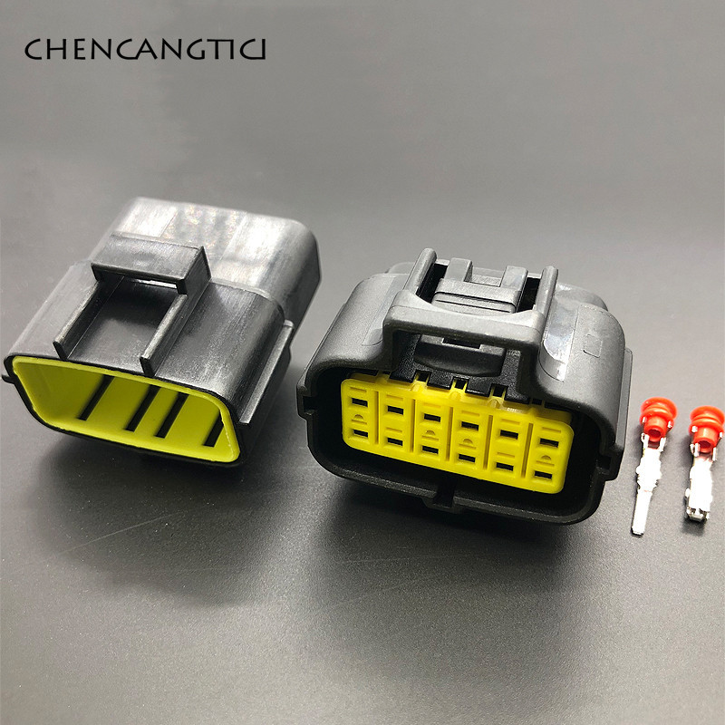 1 Set 1 2 3 4 6 8 10 12 16 Pin Denso 1.8mm Car Waterproof Connector ...