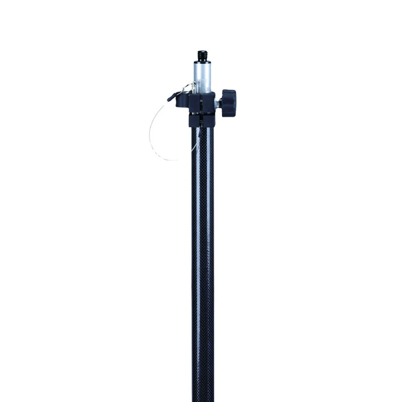 ⚔2 Sections Extended to 2.5m Telescopic GPS Carbon Fiber Rod Survey ...
