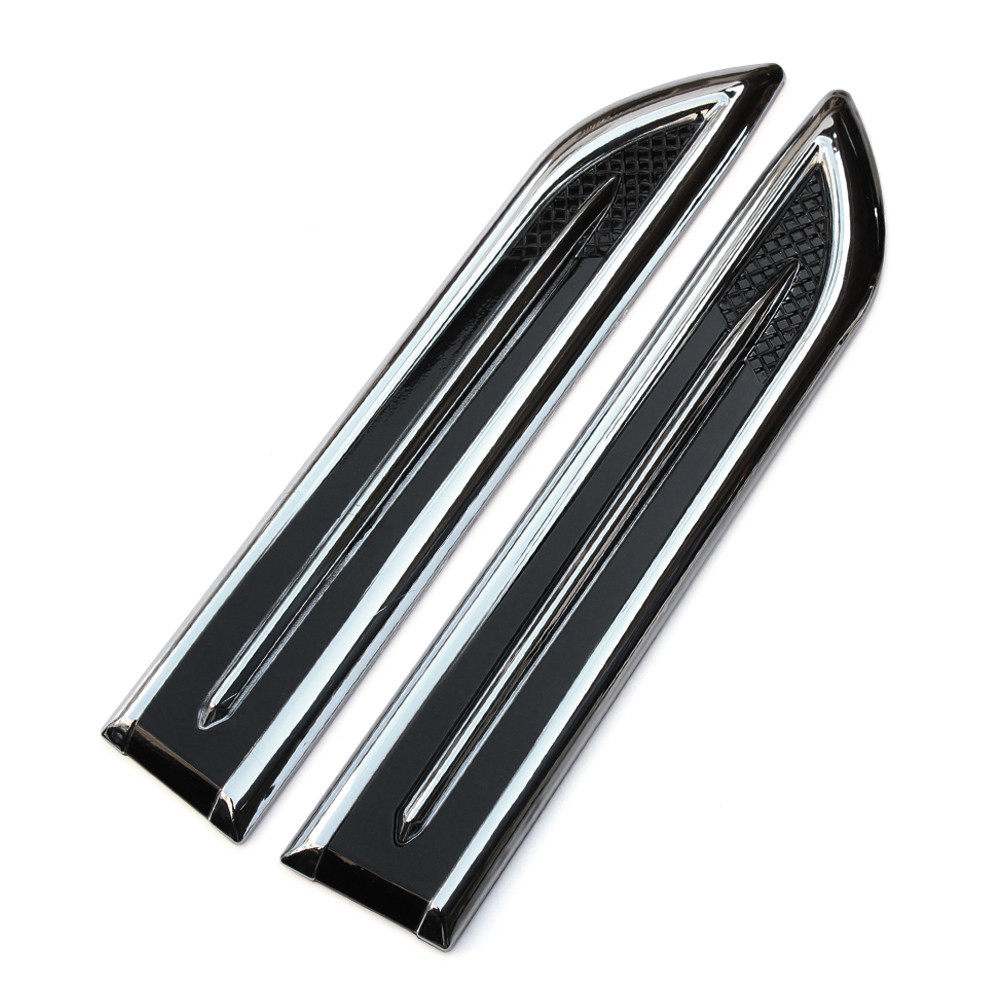 ABS Chrome Car Side Modified Car Stickers for Tesla Roadster Model 3 ...