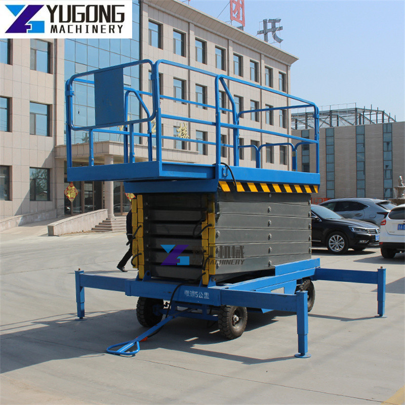 Automatic Hydraulic Scissor Lift Platform Self Propelled Electric ...