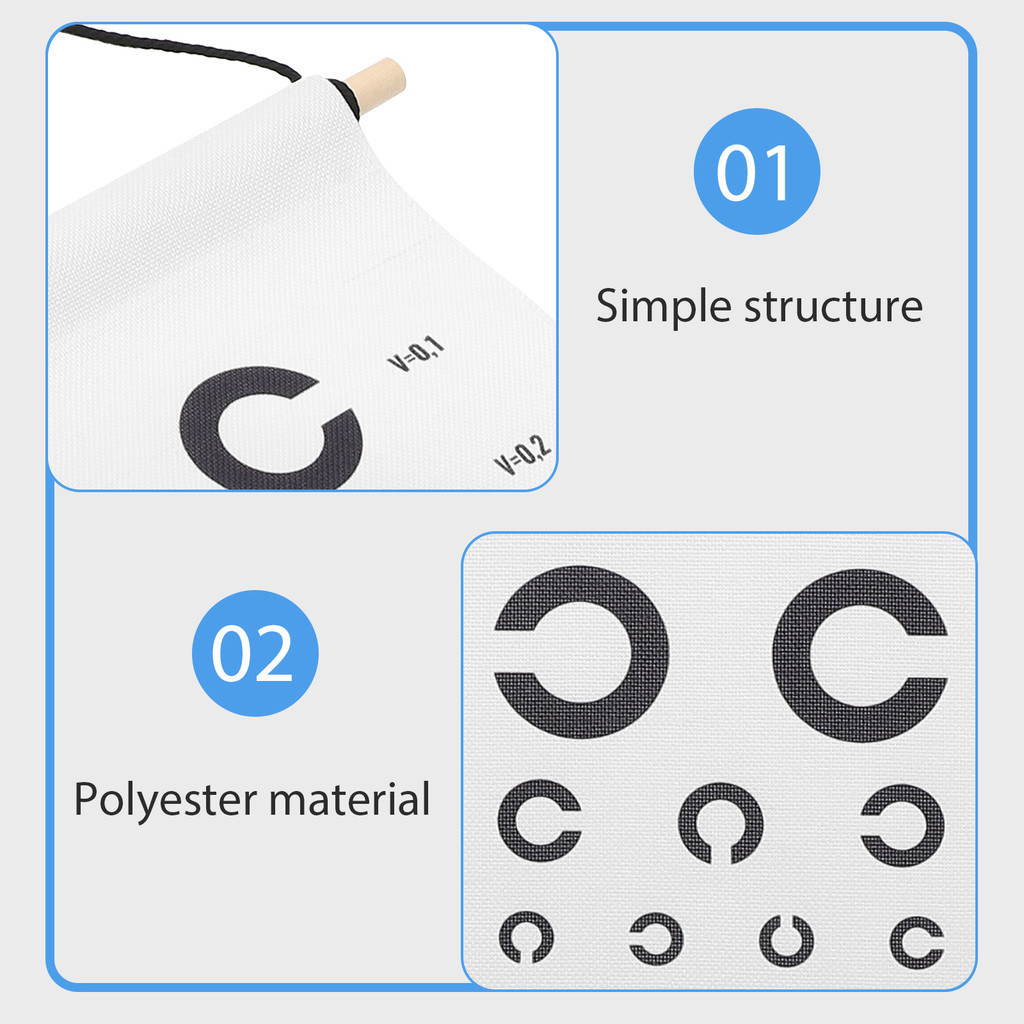 Home Wall Test Home Use Eye Chart Hanging Picture Use Decorate Wall ...