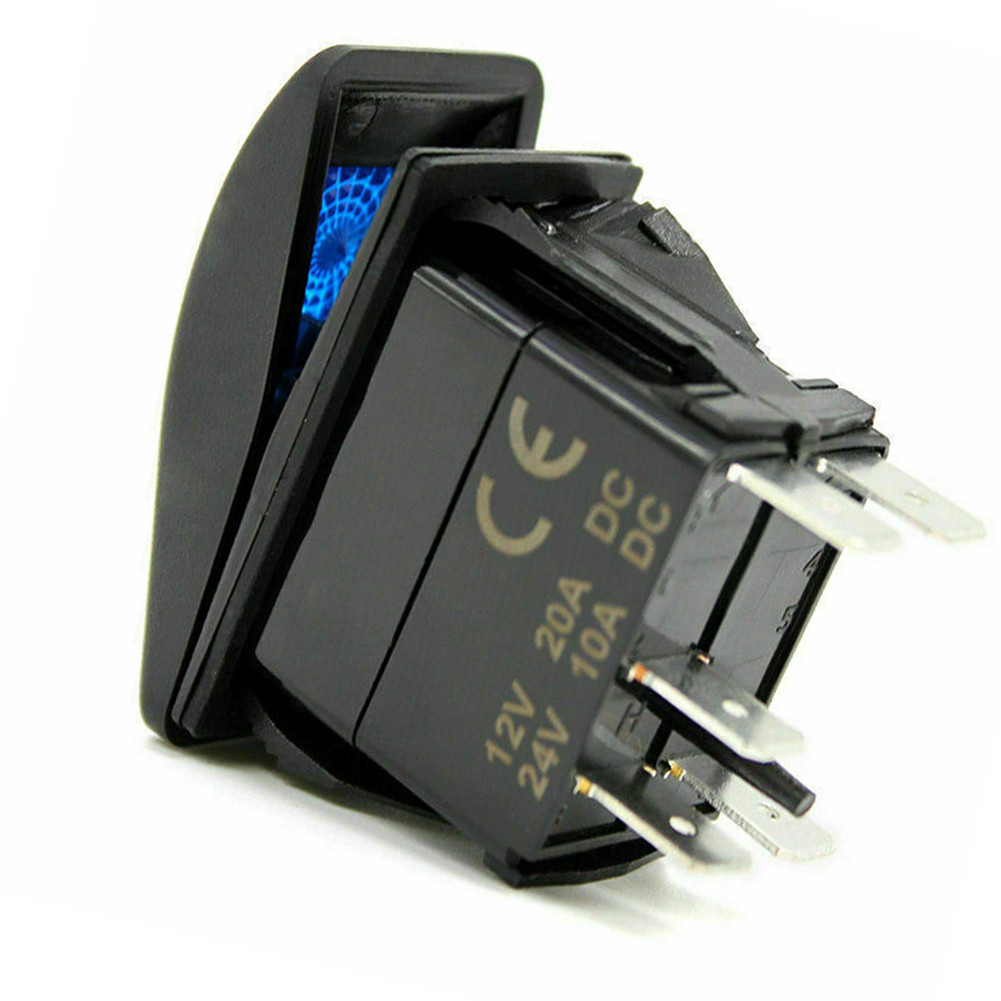 Blue LED REVERSE CAMERA Toggle Rocker Switch ON/OFF Fits For Boats ...