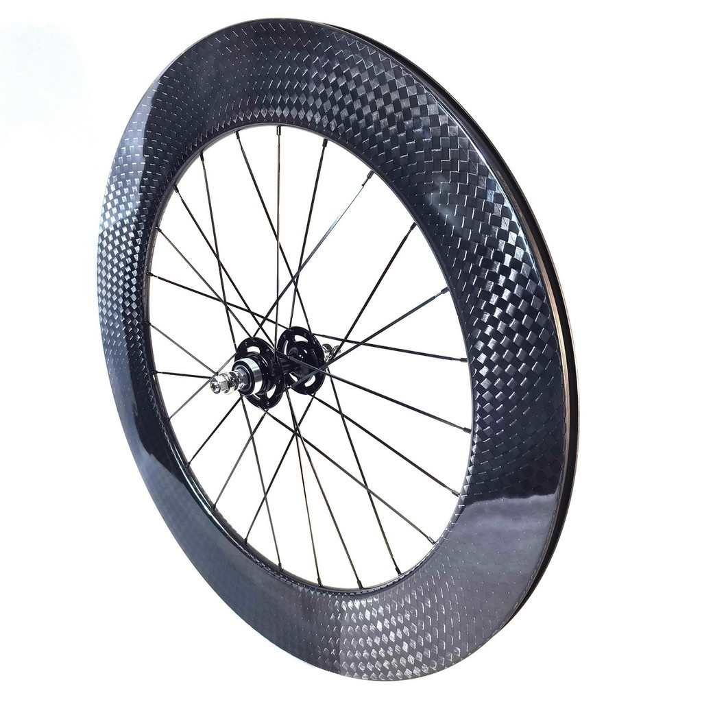 700C Track Bike Fixed Gear Carbon Wheelset Flipflop Hub Single Speed ...