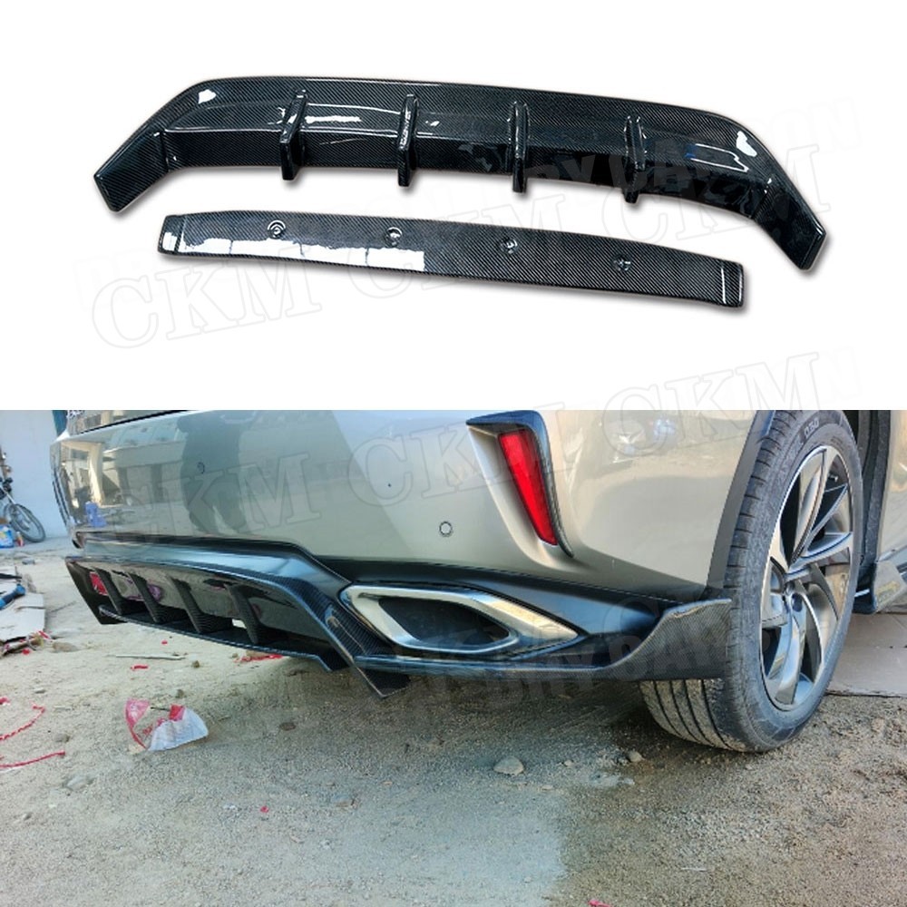 Carbon Fiber Rear Lip Diffuser Spoiler For Lexus RX300 RX450H 2016-2020 ...