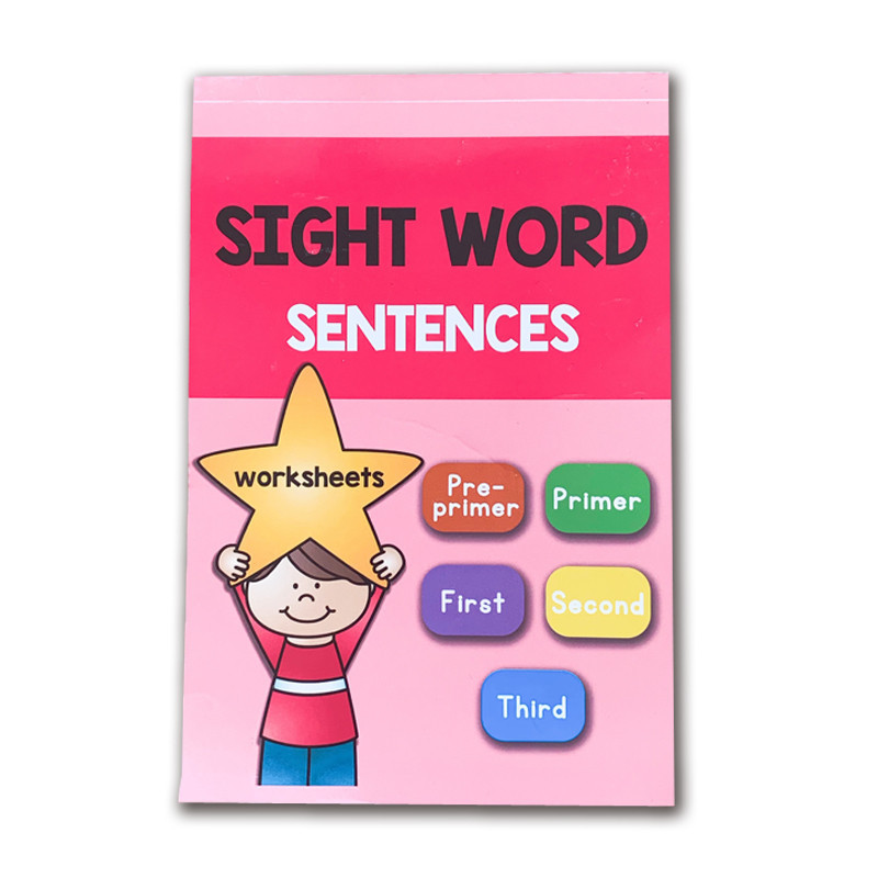 225 Pages/Book Educational Toys Children Learn English Homework Sight ...