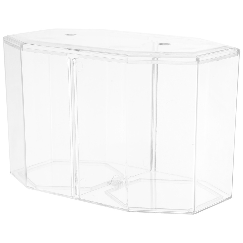 Fish Tanks Octagonal Clear Breeding Fishtanks Aquarium Container ...