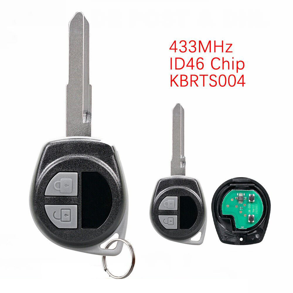 ⊰433MHz 2B Remote Key Fob for Suzuki Swift SX4 Alto Jimny Ignis Splash ...