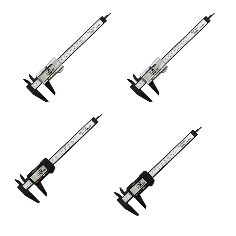 Electronic Digital Vernier Micrometer Caliper Measuring Tool Large LCD ...