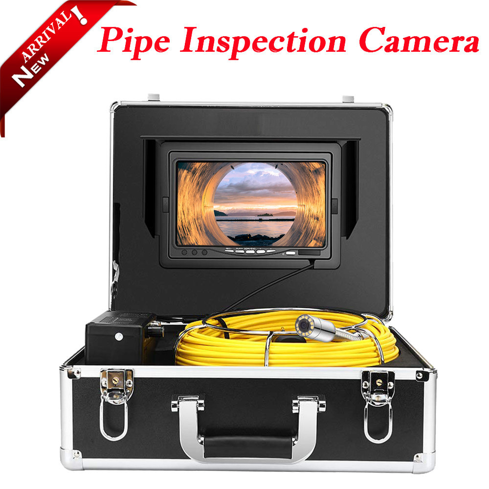 TPWLCO New Drain Sewer Industrial Endoscope System DVR Recorder 23mm ...