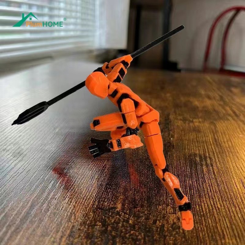 Multi-Jointed Movable Shapeshift Robot 3D Printed Mannequin Lucky 15 ...