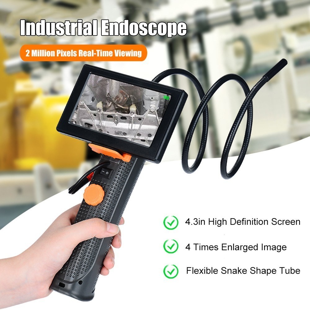 Industrial Endoscope 4.3in Large Screen High Definition Display Micro ...
