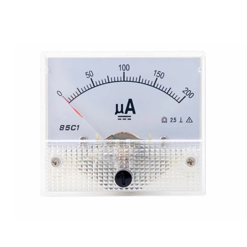 High Accuracy Ammeter Analog Amp Meter Gauge Rectangle Panel Meter ...