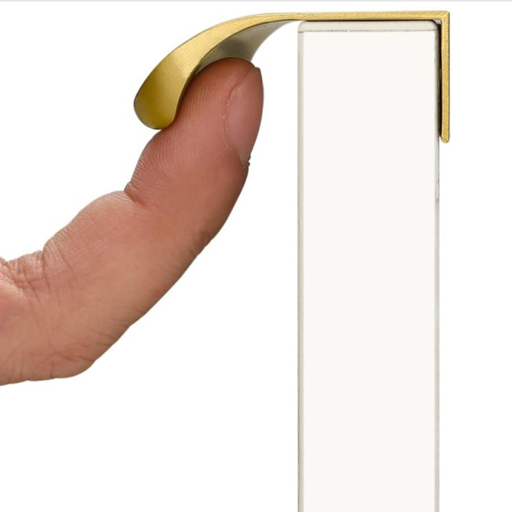 Finger Edge Pulls for Cabinets Sturdy & Durable Easy Installation ...
