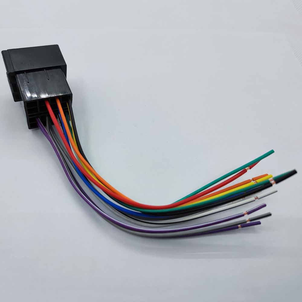 -For Peterbilt Stereo Wiring Harness Big Rig Truck Radio CD Player In ...