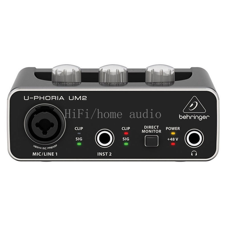 ☮BEHRINGER UM2 USB sound card, dubbing, arranger and recording audio