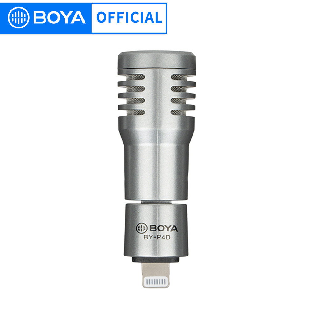 ☞BOYA BYP4D Mini Plug and Play Portable Condenser Microphone for