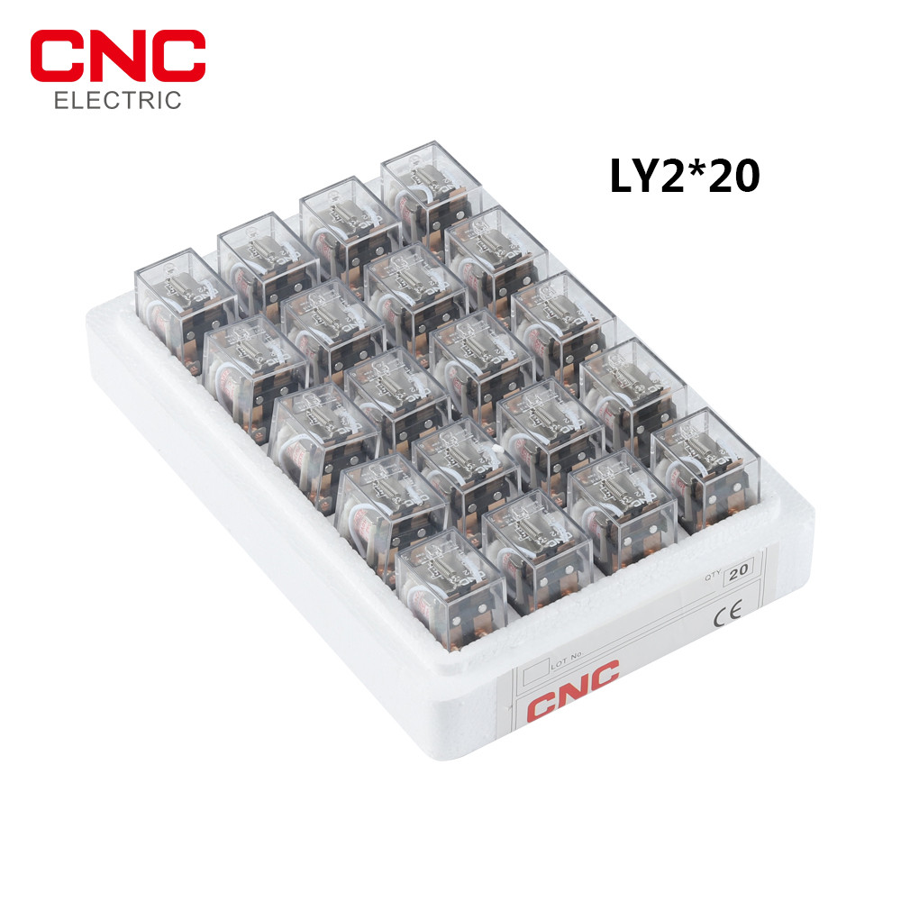 ☀CNC 1BOX 20PCS LY2NJ Relay Coil General DPDT Micro Mini ...