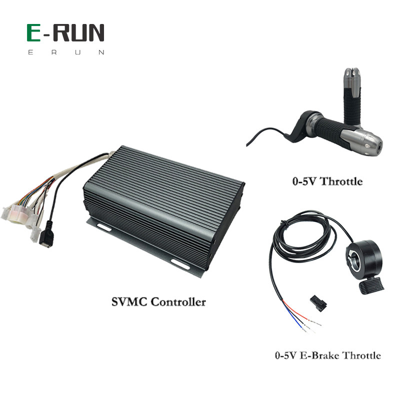 SVMC7260 BLDC 60A Flux Weakening Wheel Hub Motor Controller With 0-5V E ...