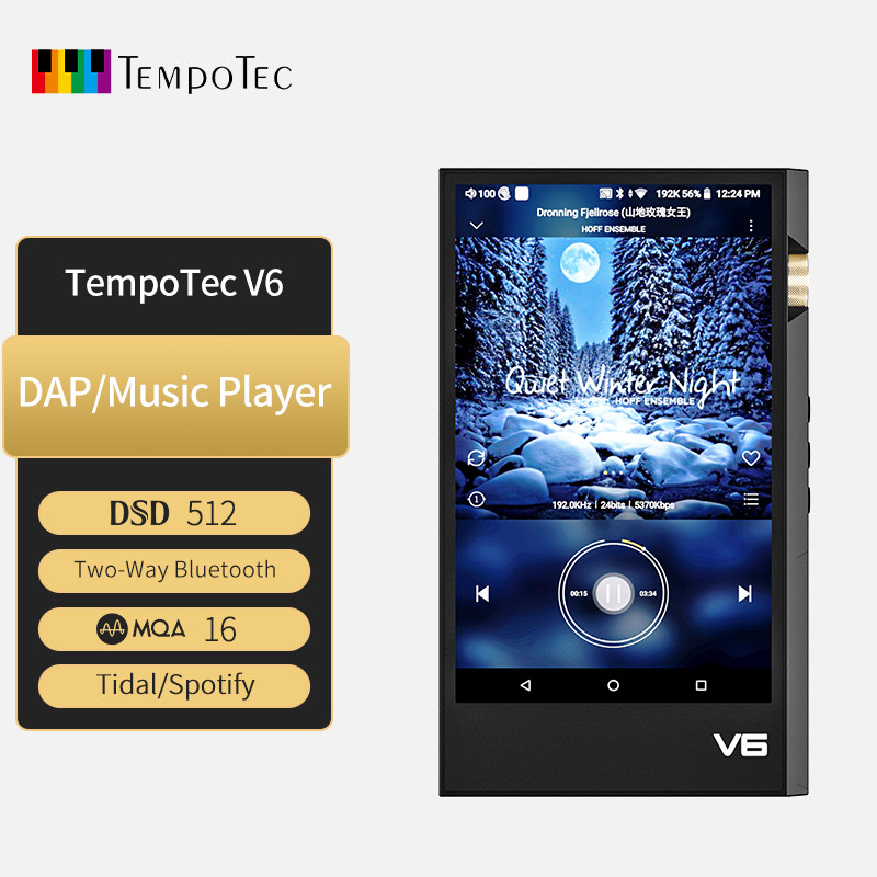 ♀TempoTec V6 DAP Android HIFI Music Player MP3 Portable Dual AK4493SEQ
