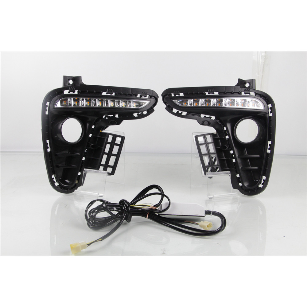 1 Pair For Kia Rio K2 2017 2018 Yellow Turning Signal Style Relay ...