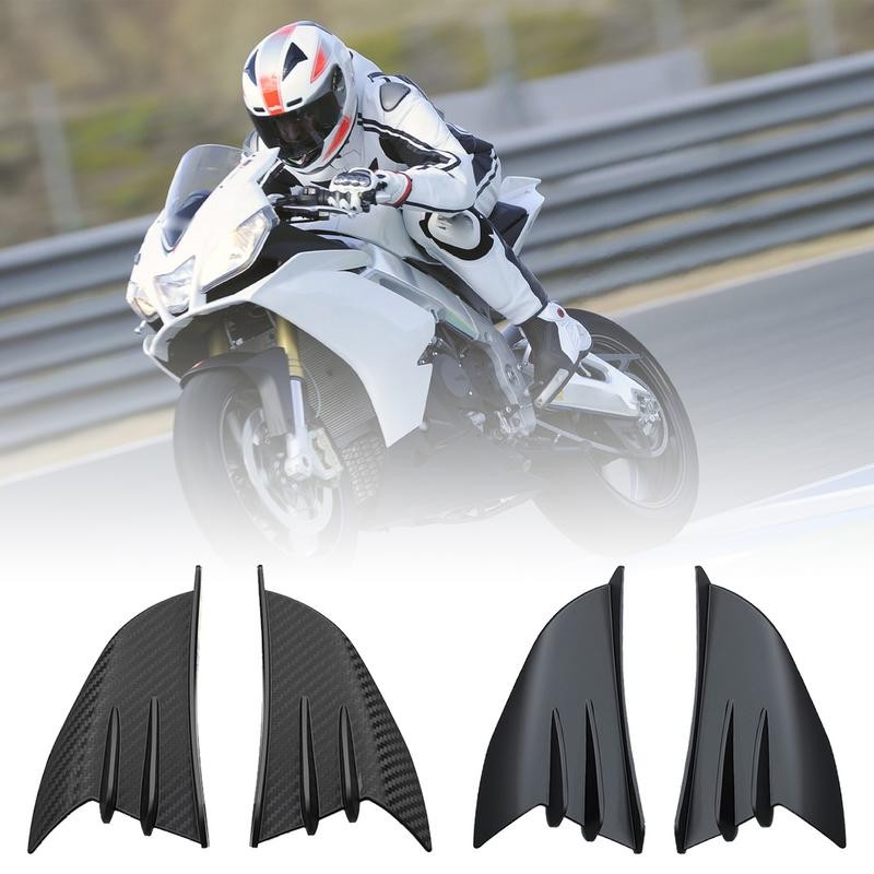 Motorcycle Fairing Wings Adhesive Front Fairing Winglets Aerodynamic ...