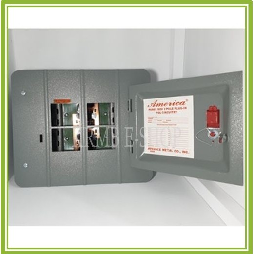 Panel Box 4 Holes 2 Branches Plug-in Original America Circuit Breaker ...