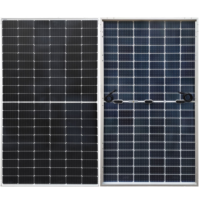 Bifacial Monocrystalline Solar Panel 450W Photovoltaic panels Half Cut ...