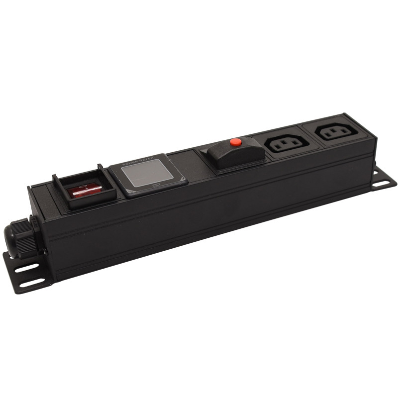 ♡PDU Power Strip Network Cabinet Rack 16A Electric 2 Unit C13 Outlet ...
